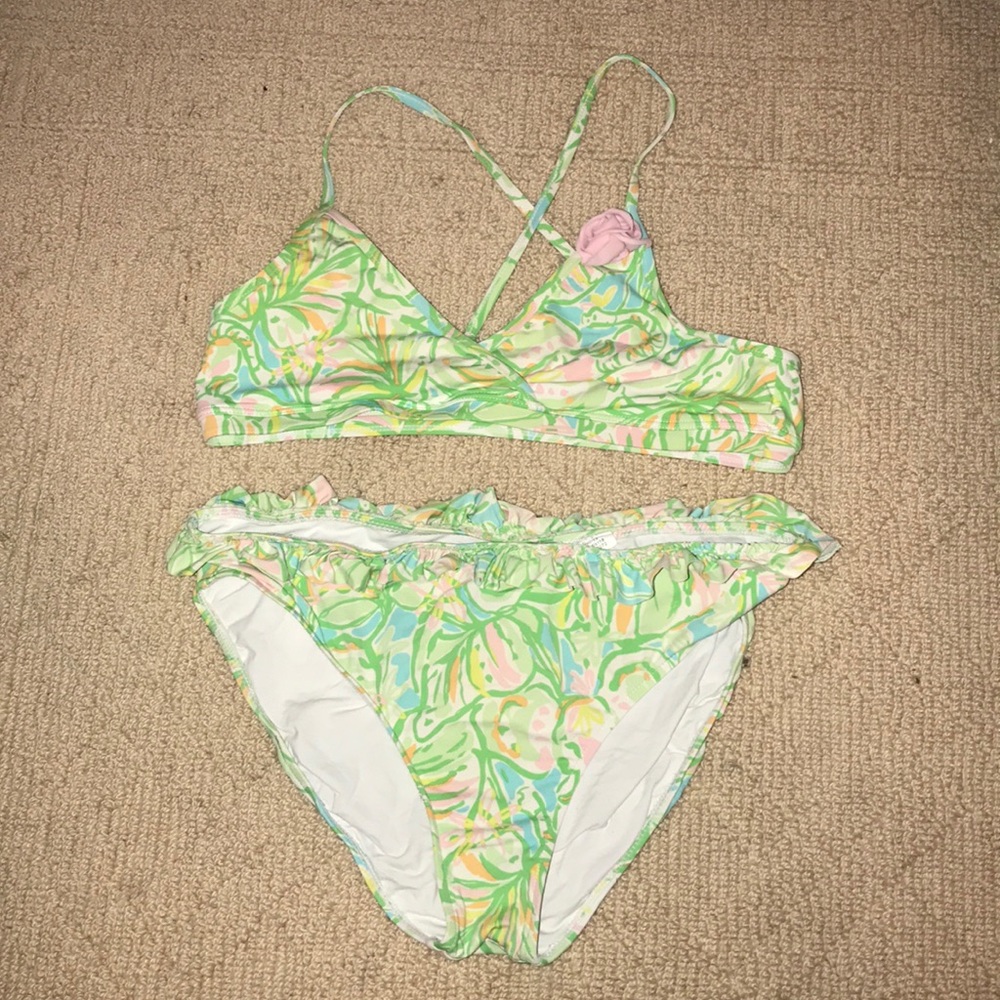 Lilly Pulitzer Girls bikini (top AND bottom)